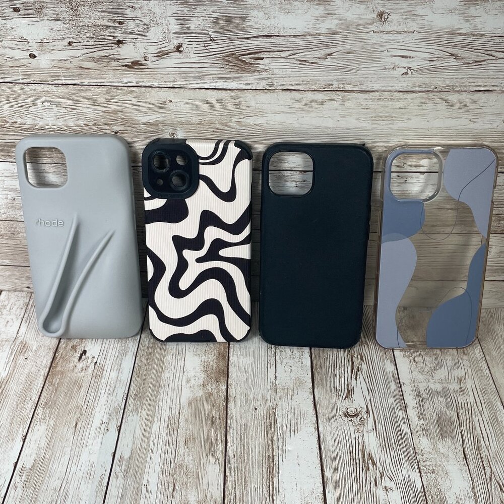 Lot of 4 iPhone 13 Cases Rhode iPhone Cell Phone Silicone Covers Cases